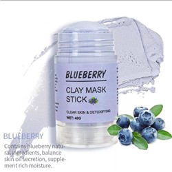 Маска-стик с глиной и экстрактом черники Xin Son Blueberry Clay Mask Stick Clear Skin & Detoxifying 40g
