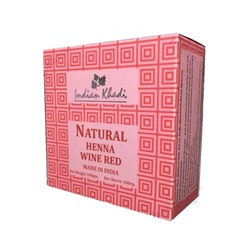 Хна натуральная бордовая Кхади Natural Henna Red Khadi Organic100 гр.