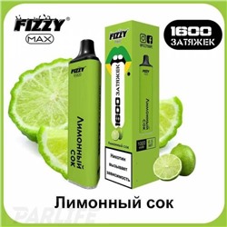 Fizzy Max - Лимонный сок 1600 затяжек