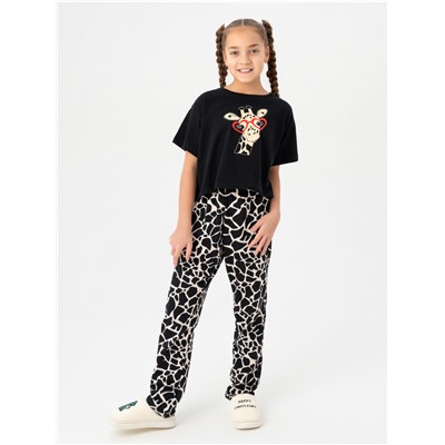 Пижама "Жираф" детская девочка со штанами