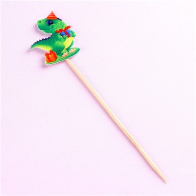 Декор на палочке «Динозаврик»