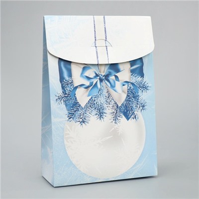 Коробка складная «Снежный шар», 15 × 7 × 22 см