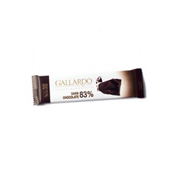 Шоколад горький Gallardo 83% 23гр [1/24]