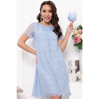Платье "Шантильи" (голубое) П5791