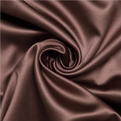 Штора портьерная «Этель» 145×265 см, двусторонний блэкаут, цвет Шоколад, пл. 240 г/м², 100% п/э