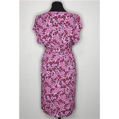 Платье Bazalini 4427 розовый цветы