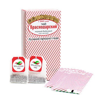 Чай Краснодарский чёрный 25 пакетов в конвертах