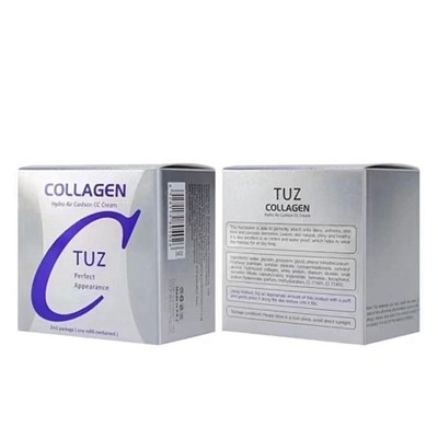 TUZ Collagen Hydro Air Кушон для лица 2в1 Ivory