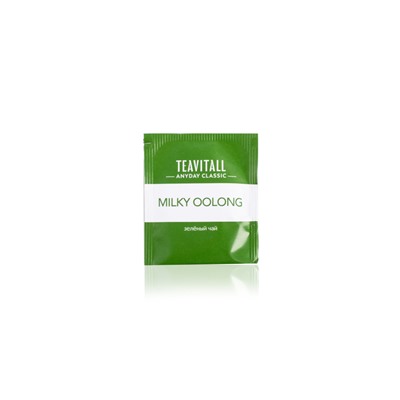 Чай зелёный TEAVITALL CLASSIC «Молочный улун» / Green tea TEAVITALL CLASSIC «Milky Oolong», 38 фильтр-пакетов