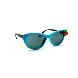 Детские солнцезащитные очки ВИШНИ голубой черный