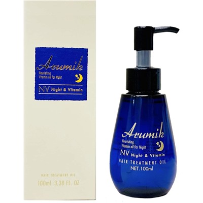 Ночное масло для восстановления и увлажнения волос Arumik Hair Oil Night & Vitamin