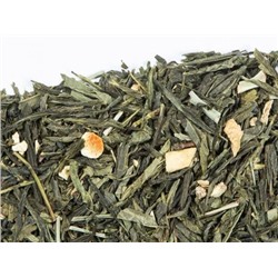Зеленый чай крупнолистовой с имбирем 50 гр.