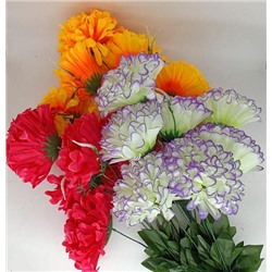 Цветы искусственные декоративные Гортензия 7 бутонов 70см