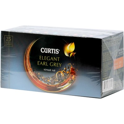 CURTIS. Earl Grey 50 гр. карт.пачка, 25 пак.