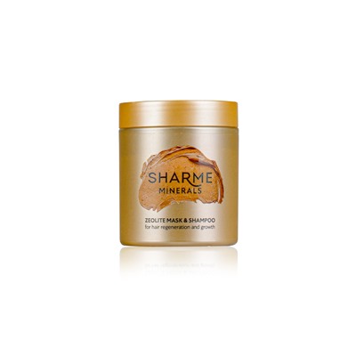 Маска-шампунь цеолитовая для восстановления и роста волос SHARME MINERALS, 162 г