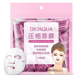 Маски - таблетки для лица Bioaqua Compressed Facial Mask 50 шт