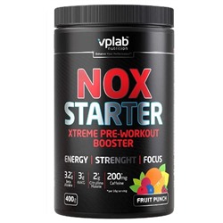 Предтренировочный комплекс фруктовый пунш Nox Starter Fruit Punch Vplab 400 гр.