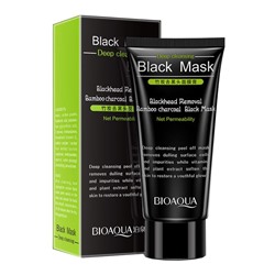 Маска для лица Bioaqua Blackhead Removal Bamboo Charcoal Black Face Mask Deep Cleaning 60 ml