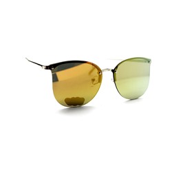 Подростковые солнцезащитные очки 9216 зеркальный желтый