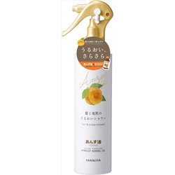 Увлажняющий восстанавливающий спрей с абрикосовым маслом для волос и кожи головы Yanagiya Apricot Oil Moisture Shower For Hair And Skin