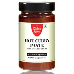 Паста карри острая для супа, соуса Curry Paste Hot Kitchen Xpress 300 гр.