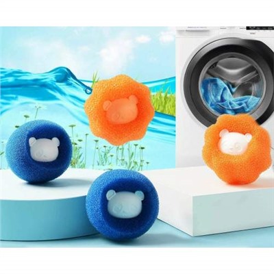 Многоразовый шарик Washing Machine Cleaning Ball LD-1008 для стирки пуховиков, шерсти, 2 шт оптом