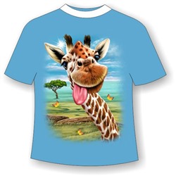 Подростковая футболка Жираф веселый 799