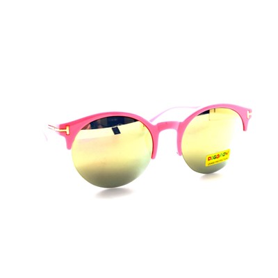 Подростковые солнцезащитные очки bigbaby 7011 розовый зеркальный