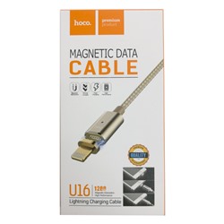 Магнитный USB-data-кабель hoco U16 Lightning