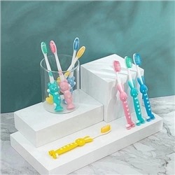 Набор детских зубных щеток с мягкой щетиной 4шт