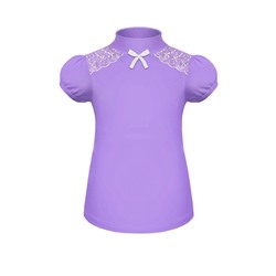 Водолазка (блузка) для девочки с коротким рукавом 84704-ДШ21