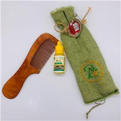 Подарочный набор в мешочке Тамба «Для ухода за жирными волосами»