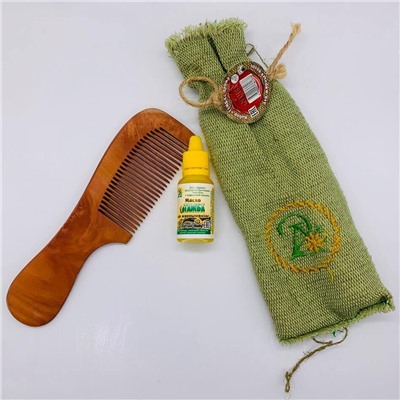 Подарочный набор в мешочке Тамба «Для ухода за жирными волосами»