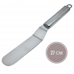 Кондитерская лопатка-нож из нержавеющей стали изогнутая 27 см оптом