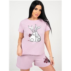 Пижама "Кролики" с шортами
