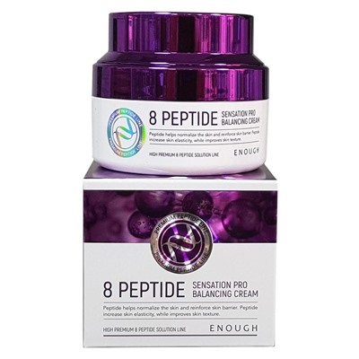 Крем для лица Enough Enough 8 Peptide Sensation Pro Balancing Cream Восстанавливающий с пептидами 50 ml
