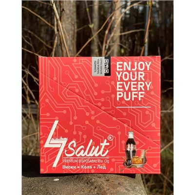 7 SALUT - Виски + Кола + Лед 3000 затяжек с подзарядкой