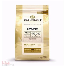 Шоколад белый Callebaut 25,9% 2,5 кг.