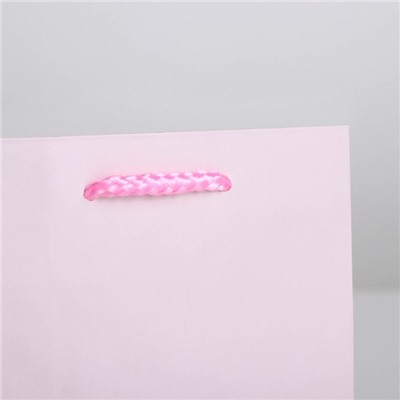 Пакет ламинированный «Розовый», S 12 х 15 х 5,5 см