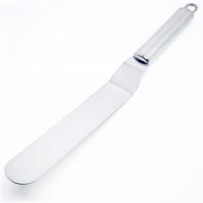 Кондитерская лопатка-нож из нержавеющей стали изогнутая 32 см оптом