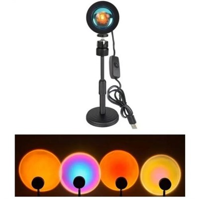 Декоративная лампа с проекцией заката Projection Lamp YD-009 оптом