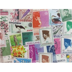 Набор различных марок, Индонезия (25 шт.)