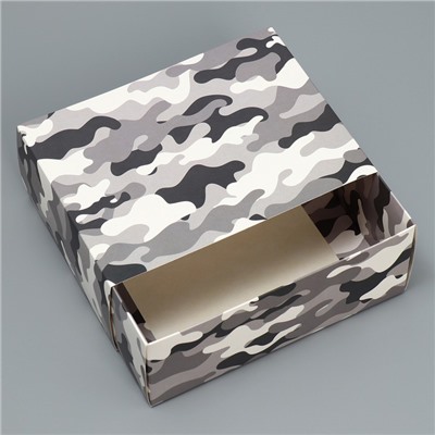 Коробка складная «Хаки», 20 × 15 × 8 см