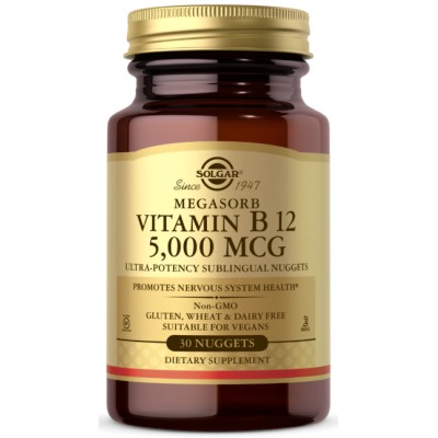 Solgar Витамин В12 Vitamin B12 5000 mcg 30 таб.