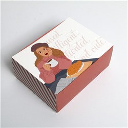 Коробка складная «GIRL», 20 × 15 × 8 см