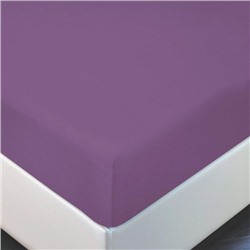Простыня на резинке трикотажная 180х200 / Violet (фиолетовый)