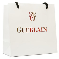 Подарочный пакет Guerlain белый 16.5x16.5 см