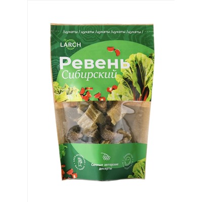 Цукаты Ревень сибирский  / дой пак / 50 г / LARCH