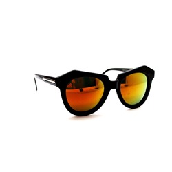 Поляризационные очки 2021- 888 черный оранжевый зеркальный