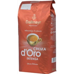 Dallmayr. Crema d'Oro Intensa (зерновой) 1 кг. мягкая упаковка